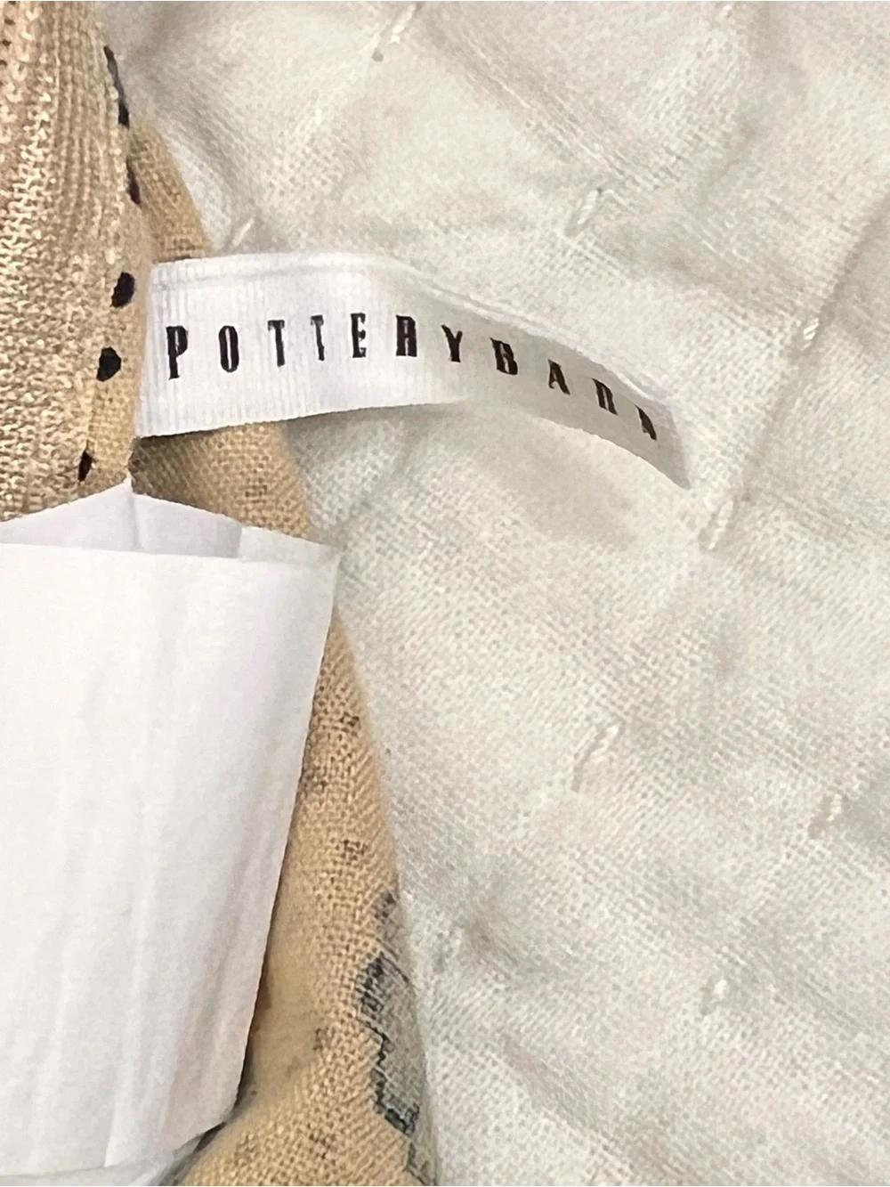 2 Pottery Barn Auden Pick Stitch Reversible Euro Shams 26” Square Zip Closure